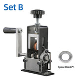 Manual hine, Stripper hine with Hand Crank Portable, Wire Stripping Tool for Scrap Copper Recycg