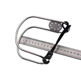A Marine Stainless Steel Horseshoe Lifebuoy Bracket Life Buoys Swimming Ring Holder Adjustable Rail Boat Accessories