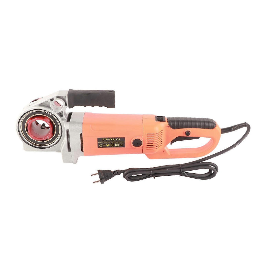 Handheld Threading Machine Portable Handheld Electric Pipe Threader Threading Machine With 6 Dies ...