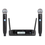 GLXD4 Wireless Microphone 2 Channels UHF Professional Handheld Mic For Stage Party Karaoke Church Meeting