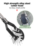 Garden Edger Tool Wheeled Manual Edging Grass Trimmer Edge Grinder Lawn Mower Cutter Weeder Cutting hine