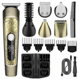NEW 6 in 1 Multi-functional Waterproof Clipper Ears Nose Hair Trimmer Resuxi 9006 Electric Shaver Men's Grooming Tools