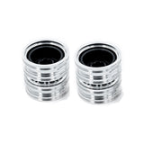 6Pcs Front And Rear Metal Hub Wheel Rim Set For 1/14 Tamiya RC Trailer Tractor Truck Car Upgrade Parts