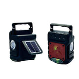 Outdoor Solar Torch Speaker HiFi Surround Sound with Flashlight Bluetooth-compatible 5.0 Wireless Speaker