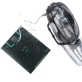 Panel Powered Ventilator Fan, Portable Greenhouse, Solar Exhaust Fan for Office, Outdoor Dog Chicken House, 5.2 W, 8 Inch