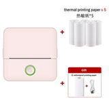 Mini Thermal Printer Wireless Bluetooth 4.0 200dpi Photo Label Memo List Printing with USB Cable Imprimante Portable