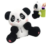 Tissue Boxes Cartoon Panda Plush Bins Cute Interior Trash Car Bucket Female Umbrell Phone Storage Box