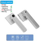 Electronic door biometric fingerprint unlock WiFi Tuya/TTlock application controls smart password lock keyless entry