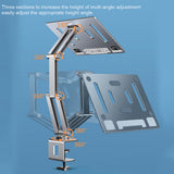 Book Reading Stand Angle Adjustable 360 Degree Rotatable Laptop Bracket