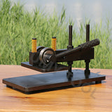 Manual Cutting Die Punching Leather Blanking hine Plastic Rubber Cloth Sample Punch Press