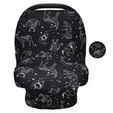 Nursing Cover & Baby Carseat Cover,Ultra Soft And Breathable,Large Full Coverage Breastfeeding Canopy Gives Privacy