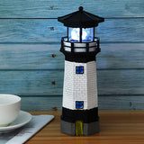 Outdoor sun resin, rotating headlights, garden, PAISE, decorative lights, warning lights