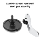 Extruder Assembly CNC POM Nanocoated Hardened Steel Compatible w/ Bambu Lab A1 Mini Extrusion Head Gear 3D Printer
