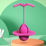 Frog Jump Exercise Equipment with Handle Elastic Wear-Resistant Ball for Children Balance Training