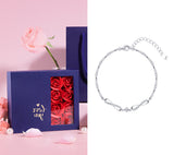 A Pair Of Lovers Niche Design Simple Sterling Silver Jewelry