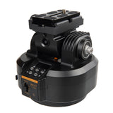 YT2000 Motorized Pan Tilt Electric Ball Object Tracking Tripod Head Payload 4.4ibs Remote Control Clip 1/4in for Video