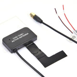 12V Glass Mount Car DAB Digital Radio Patch Aerial Adhesive Transparent Built-in Antenna European