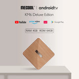 Mecool KM6 Android 10.0 Smart TV 4GB RAM 64GB ROM Amlogic S905X4 Dee 2.4/5G WiFi6 BT5.0 Google Certified Set Top Box