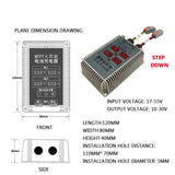 MPPT solar controller 12V24V battery charging voltage 10-30V adjustable display fully automatic waterproof buck charger