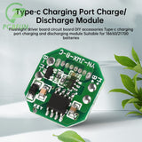 Flashlight driver DIY circuit board, TypeC port, integrated charging and discharging module
