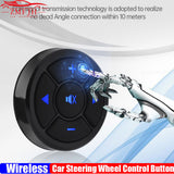 10 Keys Wireless Steering Wheel Controller for Car Radio DVD GPS Head Unit Navigation Multi-functiona Remote Control Buttons