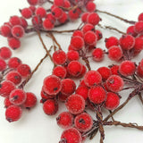 Crystal Imitation Fruit Xmas Tree Wedding Decoration Wreath (10pcs/pack) 4 * 7cm Christmas Berry wer Bundle