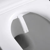 V Shape Lid Auto Spray Heated Electric Bidet Cover With Remote Ultra Slim Smart Toilet Seat