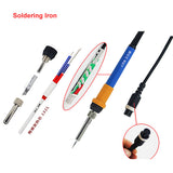 936 Adjustable Station 50W Iron BGA Mobile Repair Rework Welding Tools with 8pcs 900M Soldering Tips