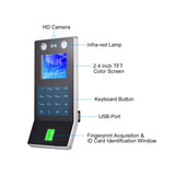 Face Recognition Fingerprint Password Attendance hine Access Control Time Clock Recorder Support ID Card Device Employee