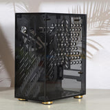 Acrylic Frame 4.3L FLEX 1U Power Display Host Kit HTPC Bracket Computer Chassis External Case for ITX PC