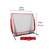 5ftx5ft Portable Bactop Aid Training Baseball Softball Practice Net for Fielding