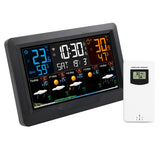 Tuya WIFI Smart Station - Indoor/Outdoor Temperature & Humidity Meter, Weather Forecast, Multifunctional Alarm Clock.