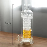 Tea coffee cooler household rapid coog glass cold kettle with faucet large capacity ice wine water cup