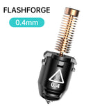 FLASHFORGE Hardened Nozzle 280℃ High w 32mm³/s for Stable High-Speed Printing Compatible Adventurer 5M Hotend
