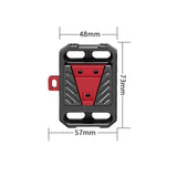 Mini Mount V Lock Battery Adapter Plate Aluminum Alloy with 1/4 3/8 Inch M4 Screw Hole
