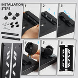 Adjustable Mobile CPU Tower Stand With Caster Wheels For Most Computer PC