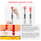 Red Light Therapy For Pain Relief Skin Care Wand &amp; Cold Sore and Canker Sore LED Light Therapy Device 660nm 850nm Near Infrared