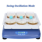 Laboratory Oscillator Lab Orbital Shaker Rotator with Adjustable Speed Digital display Timing Multi-Purpose Swing Mixer