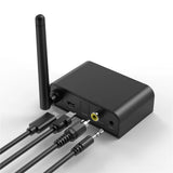 LCD Display Bluetooth 5.1 Audio Transmitter Receiver Wtih Antenna Optical Coaxial AUX 3.5mm Wireless Adapter For TV PC Speakers