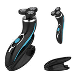 Smart Electric Shaver Three-head Floating Razor USB Rechargeable Washing Multi-function Beard Knife