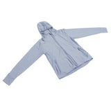 Sun Protection Jacket Outdoor Sun Protection Hoodie UPF 50+ Fashionable Skin Friendly Gray Breathable for Running for