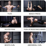 1pc Adjustable Push Up Resistance Bands, Chest Muscle Builder, Workout Equipment, Arm Expander