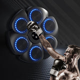Music hine Bluetooth Wall Target Punching Training Equipment LED Lighted Bo Pads for Kids Adults Home Exercise