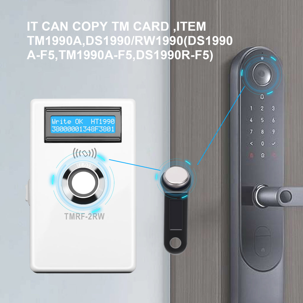 TMRF-2RW IButton Programmer DS1990A Duplicator Cloner Copier 125Khz RF ...