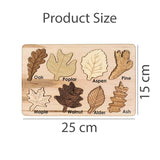 Montessori Tree Puzzle Hand Scratch Board Jigsaw Early Education Cognitive Panel