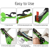 Lightweight Plant Tying hine Bind Tomatoes Grapes Effortless, Including Spare SK5 Blade, Tapes And Staples Easy To Use