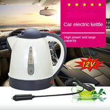 1000mL Electric 12V/24V 150W Portable Cigarette Lighter Kettle for Trip Car Truck Travel Coffee Heated Tea Pot