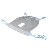 Patient Lift Sling Hole Design 4 Positions Patient Transfer Sling 230KG Capacity Breathable with Directional Grip for Hospital