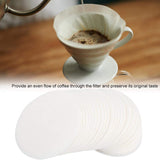 350PCS Round Disposable Drip Filter Paper Strainers for Coffee and Espresso Maker