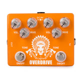 Caline CP-70 Pedal Overdrive/Clear Guitar Pedal Music Accessories Tuner 9V Effect Guitar Accessories True Bypass Sturdy Case